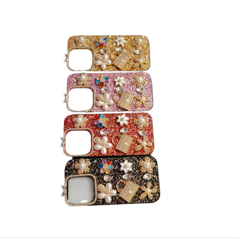 Luxe Shiny Bling Rhinestone  Diamond iPhone case 14 PM